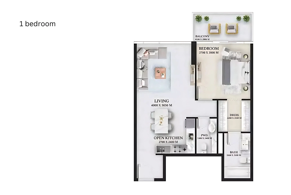 1 Bedroom